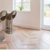 Raw Cotton Engineered European Oak Herringbone