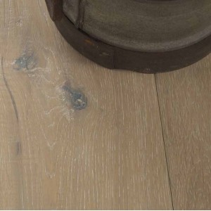 Raw Cotton Engineered European Oak Plank 190mm