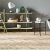Raw Cotton Engineered European Oak Herringbone