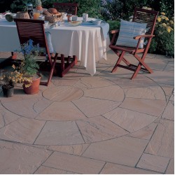 Marketstone Autumn Multi Paving Circle Kit 2.84m