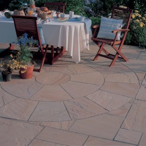 Marketstone Autumn Multi Paving Circle Kit 2.84m