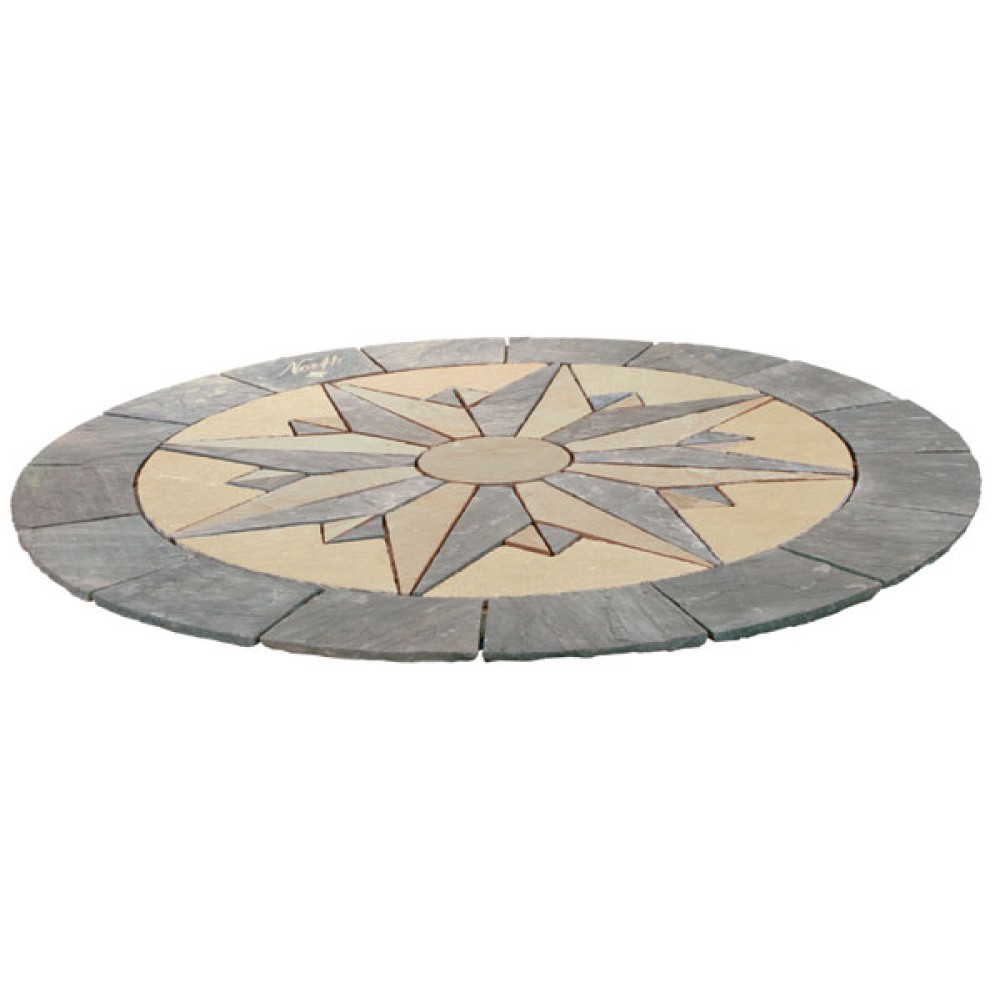 Vintage Stone Radius Compass Points Manor 2270mm