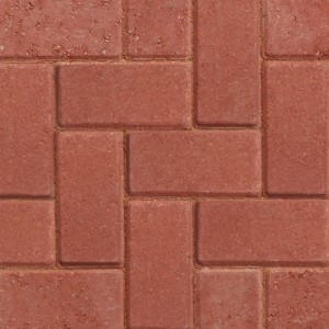 Caledonian Pavers 50mm Red