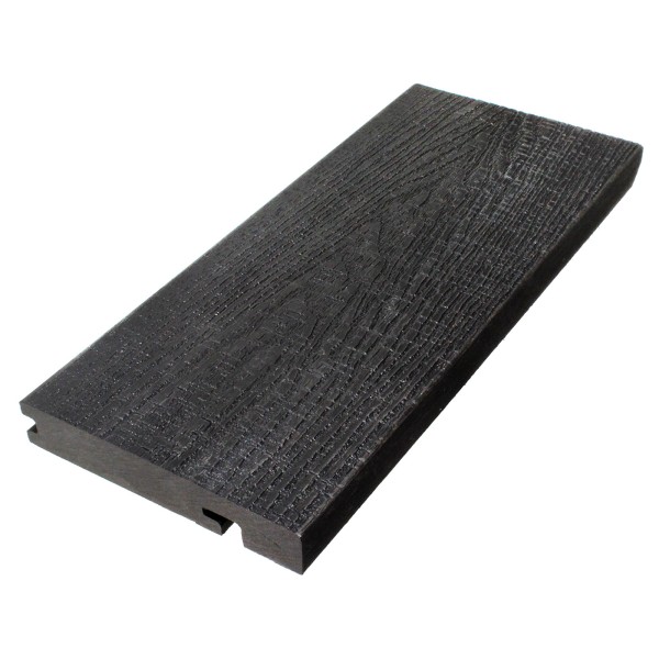 Wood Grain Step & Edge Nosing Ancient Black 25x144mm 3.66m