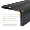 Wood Grain Step & Edge Nosing Wild Brown 25x144mm 3.66m