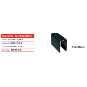 Capping Strip Ancient Black