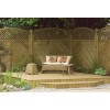Treated 28x145mm Redwood Deckboard 4800mm
