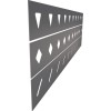 UPM ProFi Fence Rhomb Design Element 3x160x1930mm