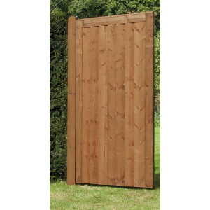 Elite Featheredge Gate Planed Framing 1750x900mm Brown