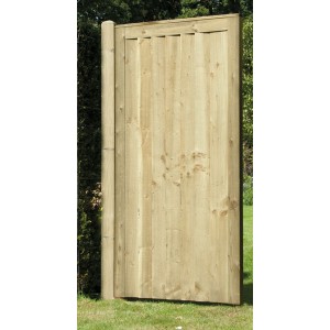 Elite Featheredge Gate Planed Framing 1750x900mm Green