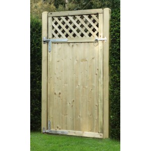 Tongue & Groove Lattice Top Gate 1800x900mm