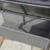 Alderley Rattan Storage Bench Grey