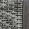 Alderley Rattan Storage Bench Grey