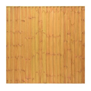 Standard Featheredge Panel 6x3 Golden Brown