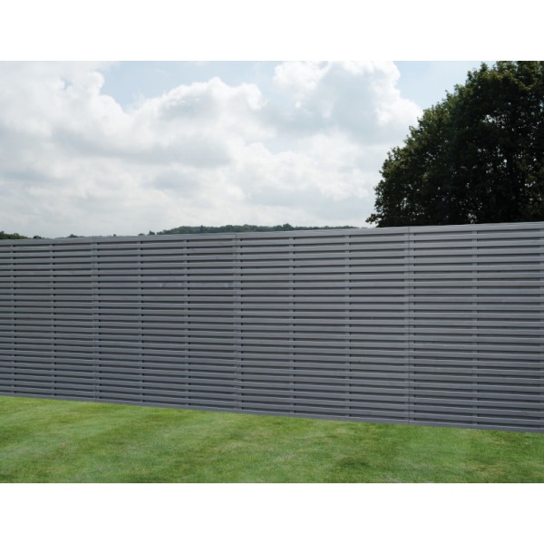 Superior Double Slatted Anthracite Panel 1800x1800mm