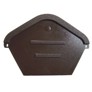 Modern Ridge End Cap Brown