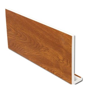 150mm S16 Square Fascia Light Oak 5000mm