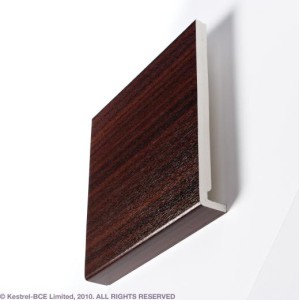 150mm S16 Square Fascia Mahogany 5000mm