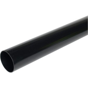 Round 68mm Downpipe 4000mm Black