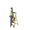 Werner Fibreglass Platform Stepladder 4 Tread