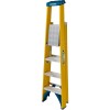 Werner Fibreglass Platform Stepladder 4 Tread