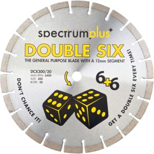 OX Spectrum Plus Double Six Diamond Blade - GP - 115/22.23mm
