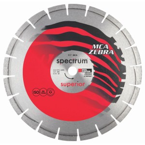 OX Spectrum Superior Zebra Dia Blade - Abrasive - 300/20mm