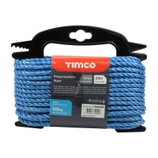 Polypropylene Rope - Blue - Winder 10mm x 10m