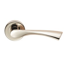 Serozzetta Venti Lever on Rose Polished Nickel