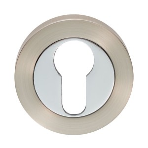 Euro Profile Escutcheon 52x8mm SN/CP