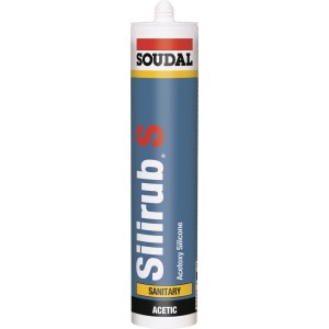 Soudal Silirub S Black Sanitary Acetoxy Sealant S1...