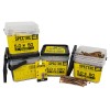 Spectre Woodscrew 5.0x100mm Tub 300 Yellow Zinc