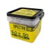 Spectre Woodscrew 5.0x50mm Tub 600 Yellow Zinc