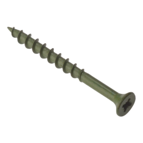 Decking Screw Green 4.5x50mm Tub 1000
