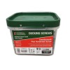 Decking Screw Green 4.5x50mm Tub 1000