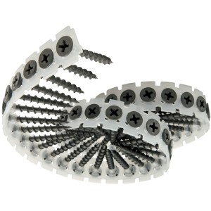 Collated Drywall Screws - Coarse Thread - Black 3.5x25mm 1000/Box