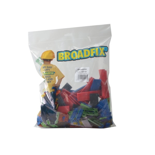 Broadfix Plastic Assorted Flat Packers - Bag 120