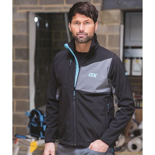 OX Softshell - Black/Grey Medium
