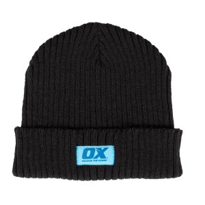 Ox Winter Knitted Beanie Black