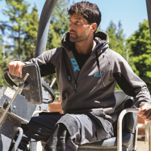 OX Hoodie - Black/Grey Medium