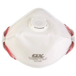 OX FFP3V Fold Flat Respirator  - 20pk (20 single packs)