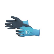 OX Waterproof Latex Gloves Size 9 (L)