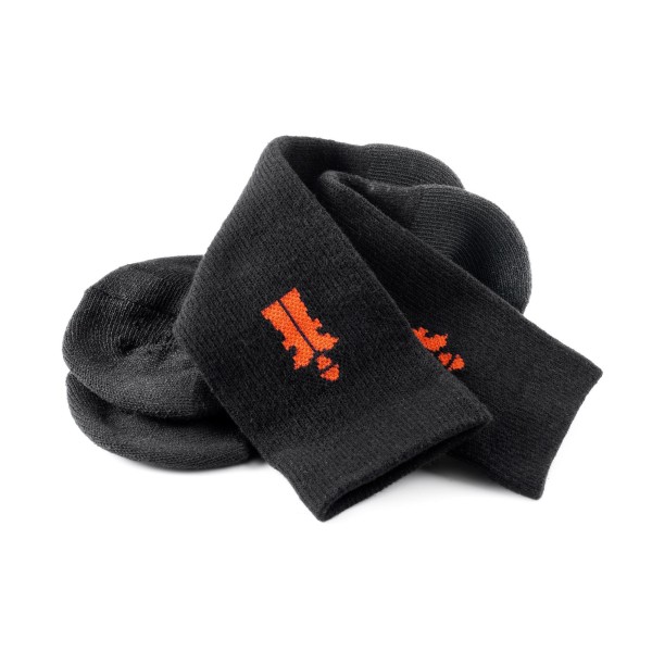 Scruffs Worker Socks Black Size 7-9