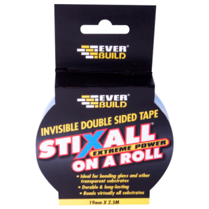 Everbuild Stixall On a Roll 19mm x 2.5m