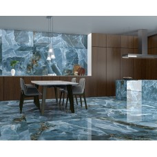 Trophy Onyx Marble Navy Blue 60x120mm Rectangular Polished Wall & Floor Tile
