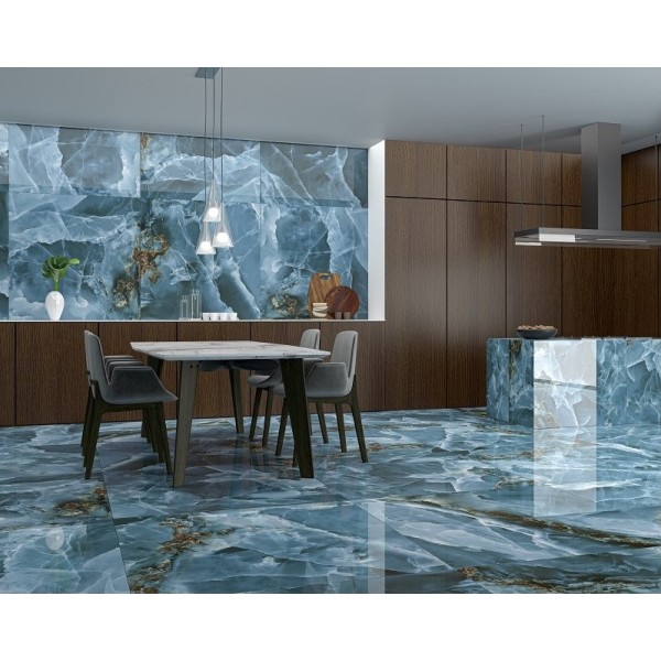 Trophy Onyx Marble Navy Blue 60x120mm Rectangular...