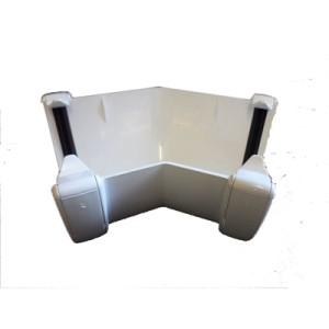 Hi Cap 115mm 135° Angle White