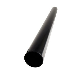 Round 68mm Downpipe Black 2500mm