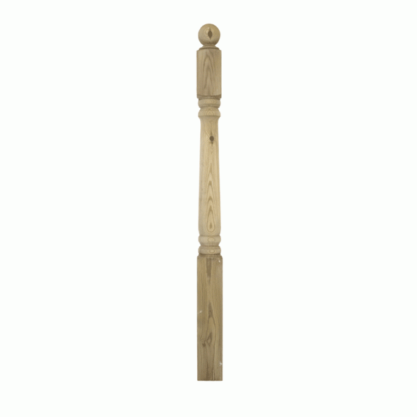 Colonial Newel Post 82x82x1250mm