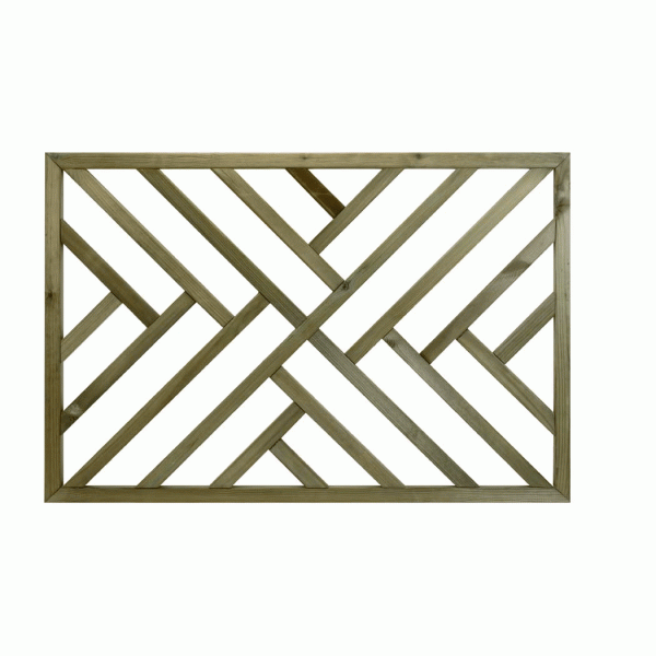 Cross Hatch Timber Deck Panel 1130x760x36mm